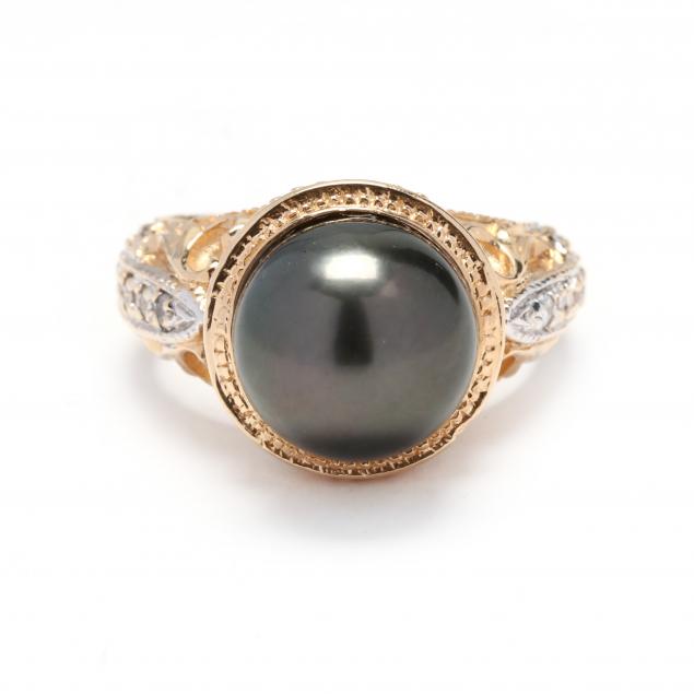 bi-color-gold-tahitian-pearl-and-diamond-ring