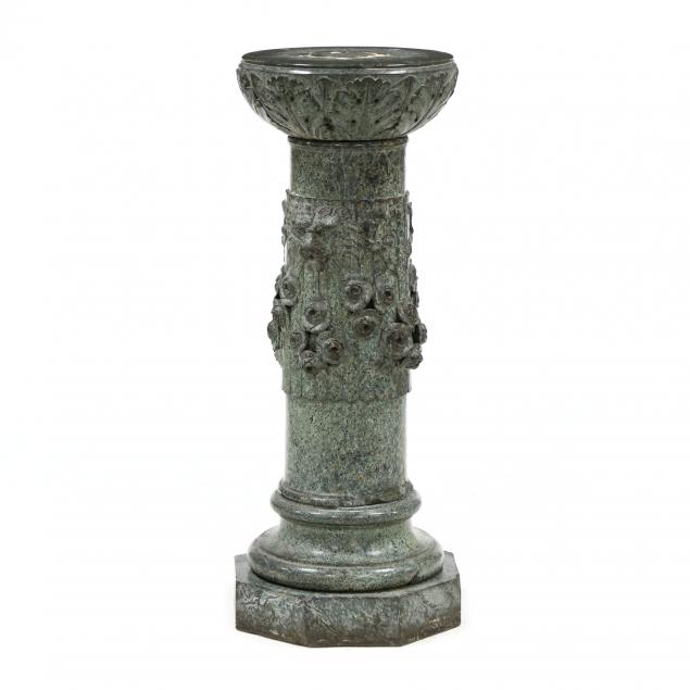 antique-carved-marble-pedestal