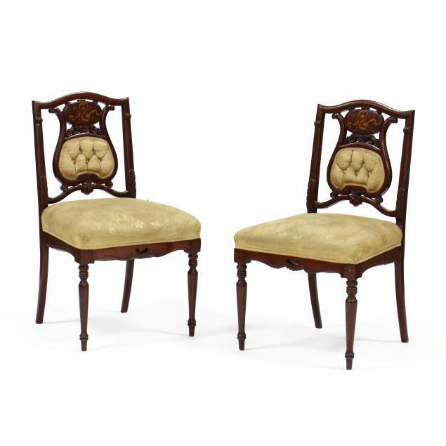 pair-of-inlaid-mahogany-side-chairs