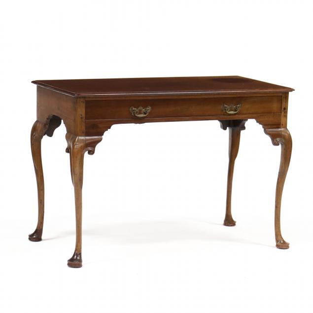 american-queen-anne-style-mahogany-one-drawer-console-table