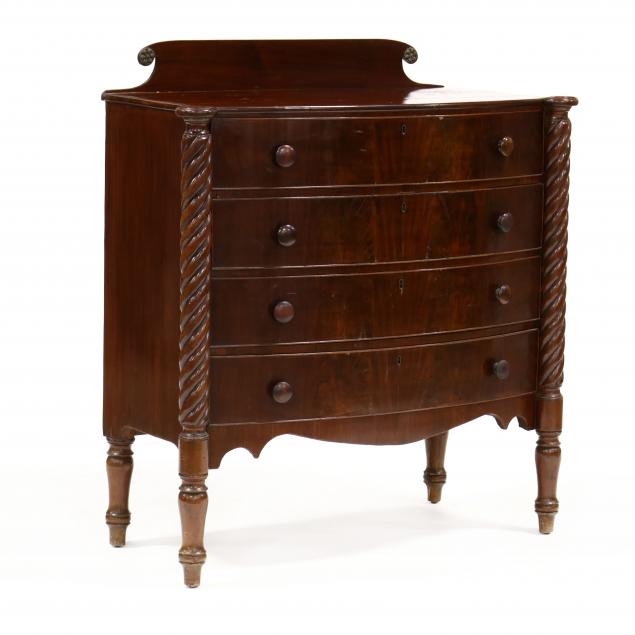 american-late-sheraton-bow-front-mahogany-chest-of-drawers