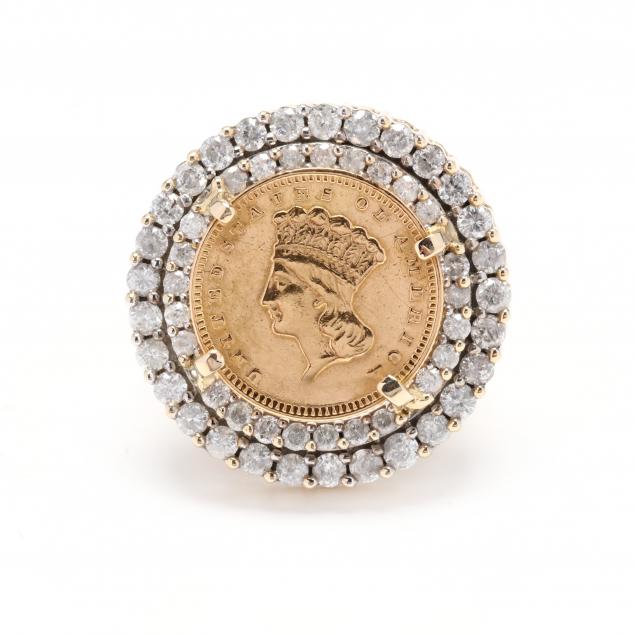 gold-coin-and-diamond-ring