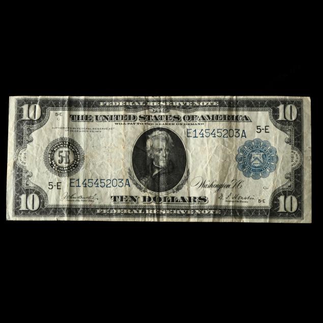 10-federal-reserve-note-series-of-1914-richmond-virginia