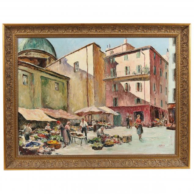 italian-school-mid-20th-century-a-bustling-market-scene