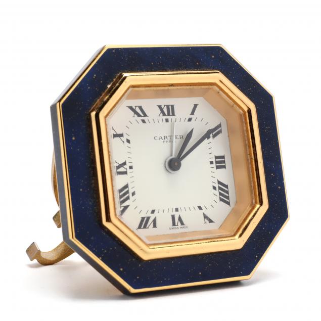 cartier-enameled-brass-travel-clock
