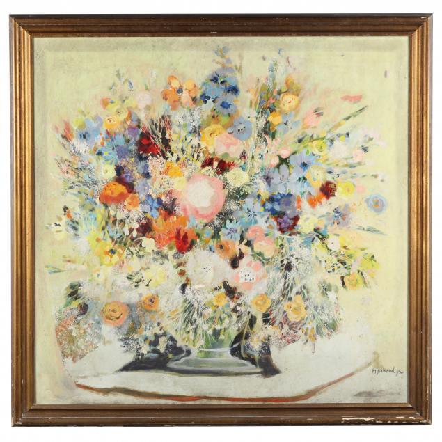 monique-journod-french-born-1935-still-life-with-floral-arrangement