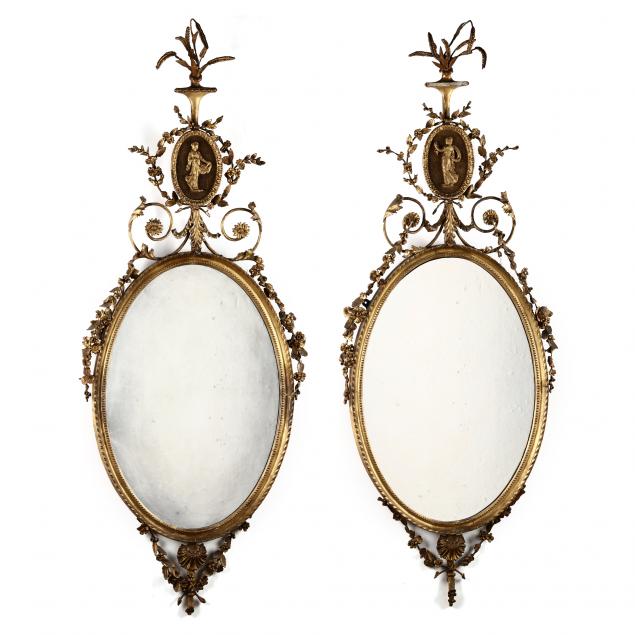 pair-of-antique-adams-style-oval-carved-giltwood-mirrors