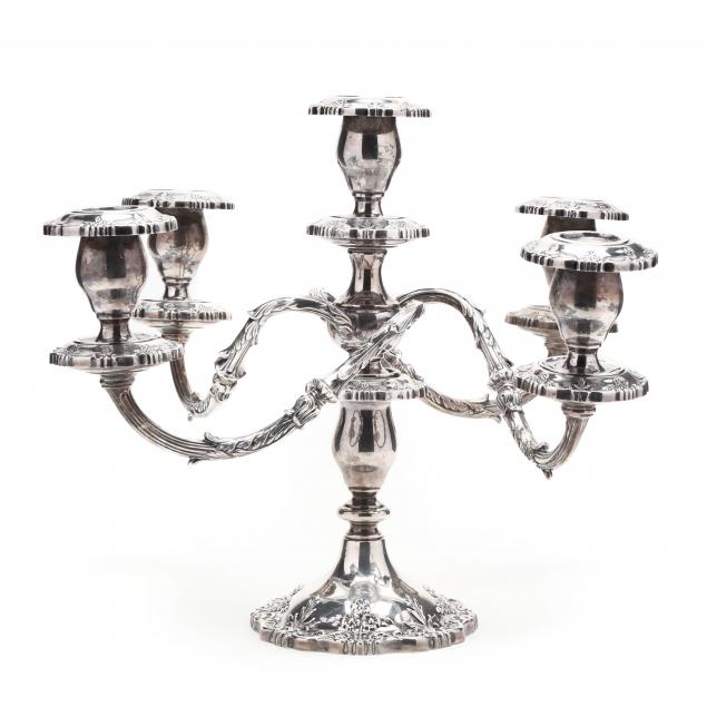 fisher-i-english-rose-i-sterling-silver-five-light-candelabrum