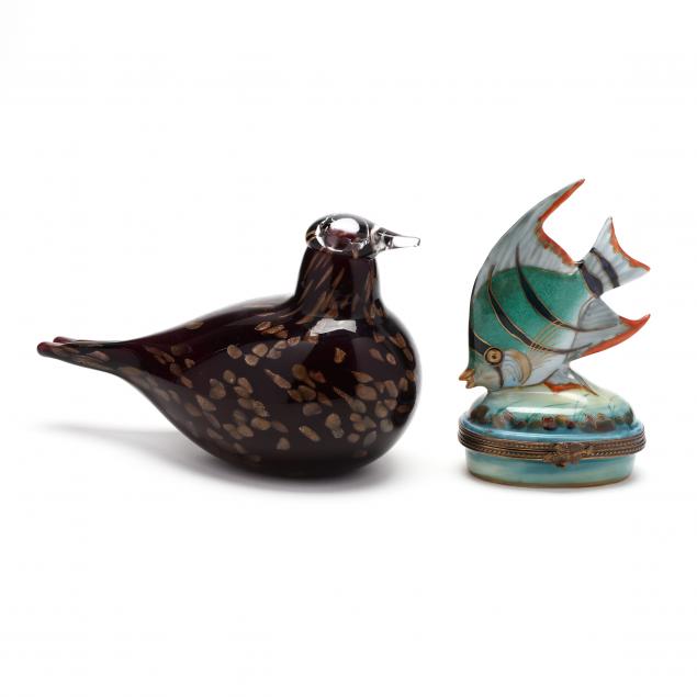 limoges-box-and-oiva-toikka-glass-bird