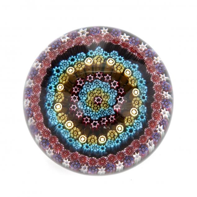 baccarat-millefiori-crystal-paperweight
