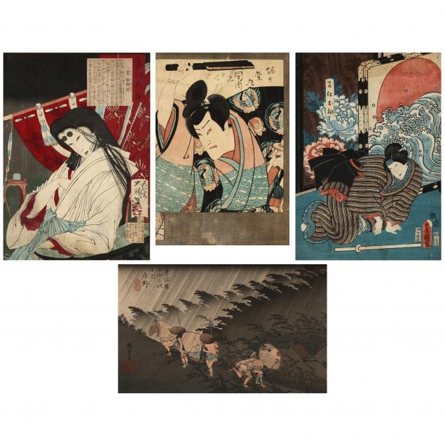 four-japanese-woodblock-prints