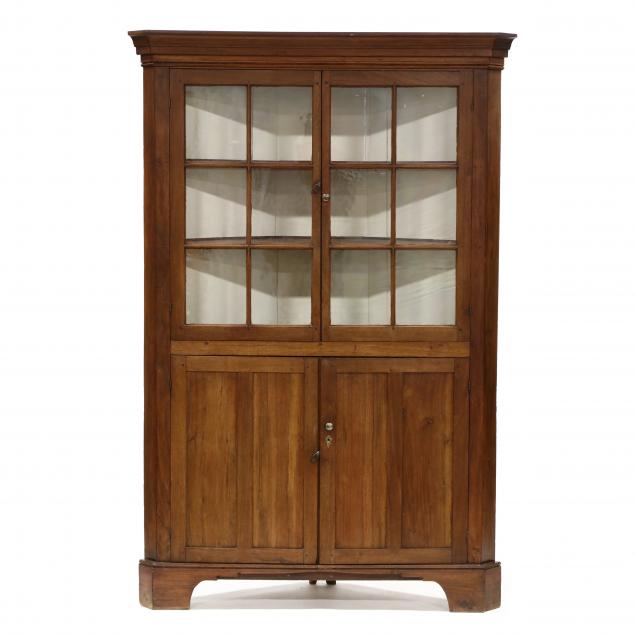 southern-chippendale-diminutive-walnut-corner-cupboard