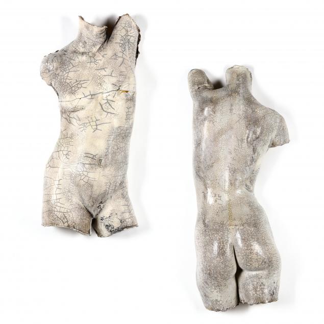 two-contemporary-raku-wall-sculptures-of-a-nude-female-torso