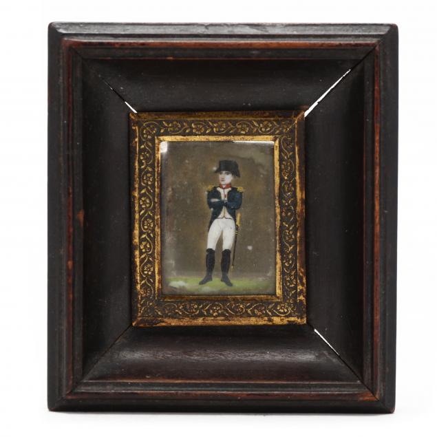 french-school-19th-century-folk-art-miniature-of-napoleon-bonaparte