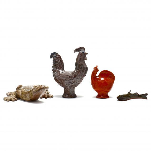 nc-pottery-including-charles-moore-animal-grouping