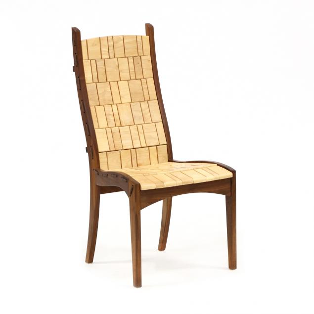 american-craft-walnut-and-maple-chair