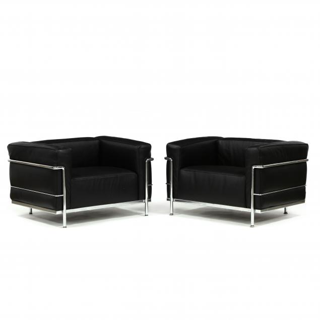 perriand-jeanneret-and-le-corbusier-pair-of-i-lc3-i-club-chairs
