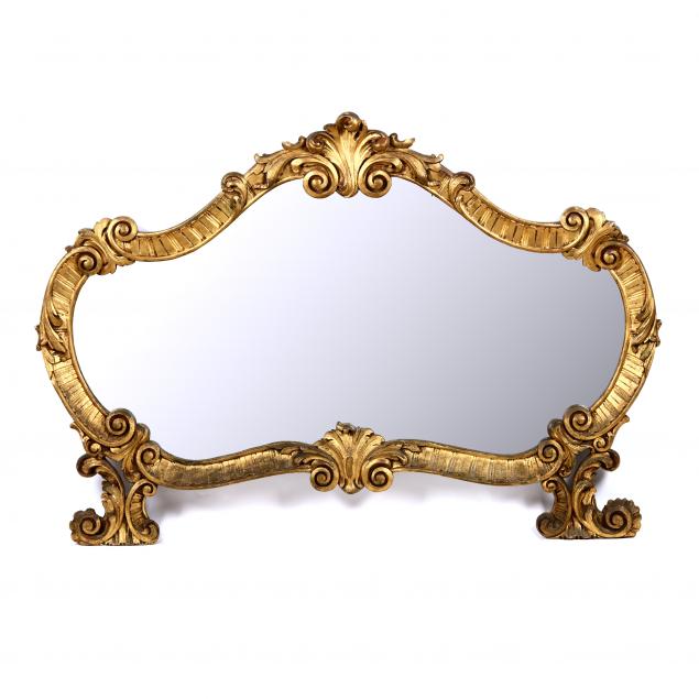 rococo-style-carved-and-gilt-over-mantel-mirror