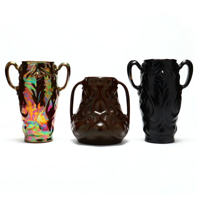 attributed-j-b-owens-three-feroza-line-vases
