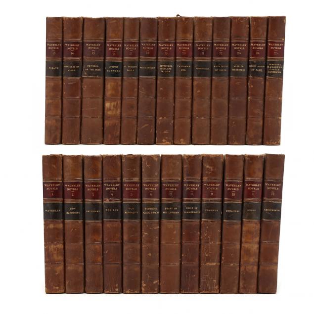 victorian-25-volume-set-of-sir-walter-scott-s-i-waverly-novels-i