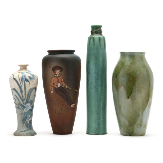 four-contemporary-arts-crafts-style-vases