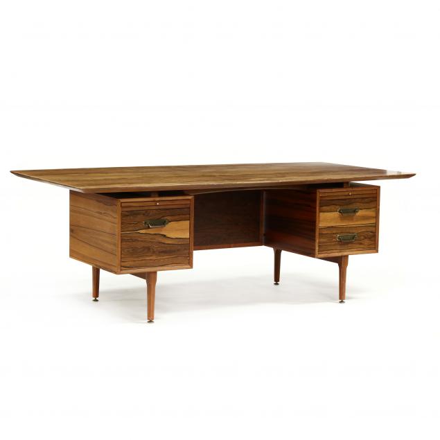 Governor Terry Sanford s Mid Century Rosewood Executive Desk Lot 2184 Modern Art DesignAug 19 2021 10 00am