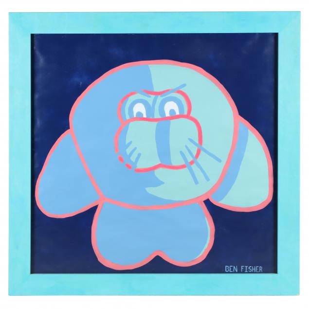 ben-fisher-large-pop-art-painting-of-a-manatee
