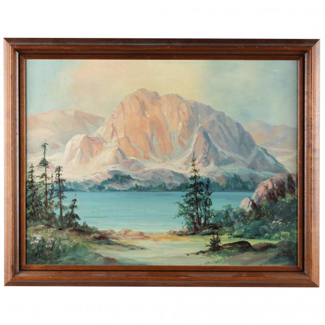 josephine-zettel-american-1874-1954-glacier-lake-landscape