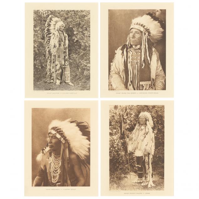 rodman-wanamaker-american-1863-1928-four-native-american-portrait-photographs
