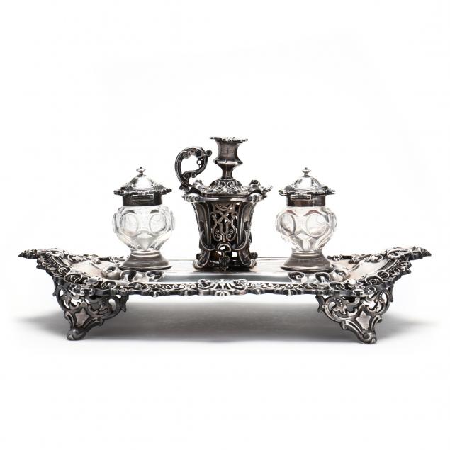 victorian-silver-standish