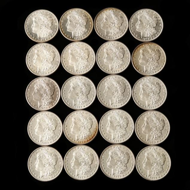 roll-of-twenty-20-bu-1879-s-morgan-silver-dollars
