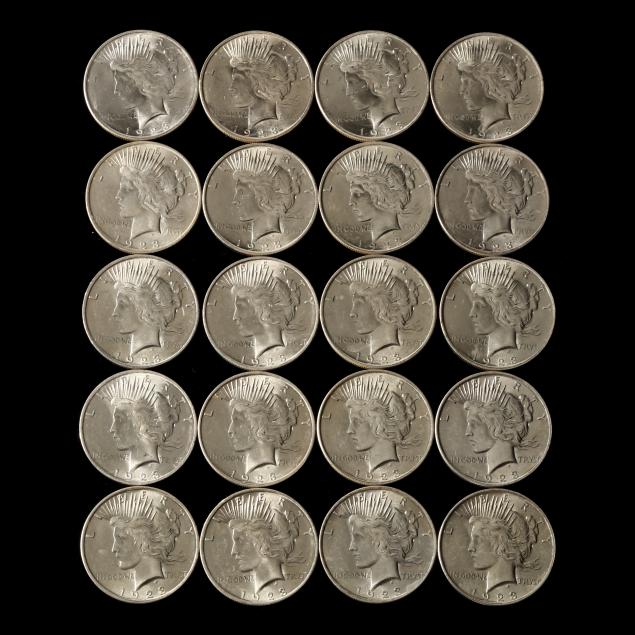 bu-roll-of-twenty-20-1923-peace-dollars