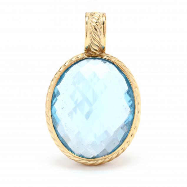 18kt-gold-and-topaz-pendant-pendant-enhancer-david-yurman