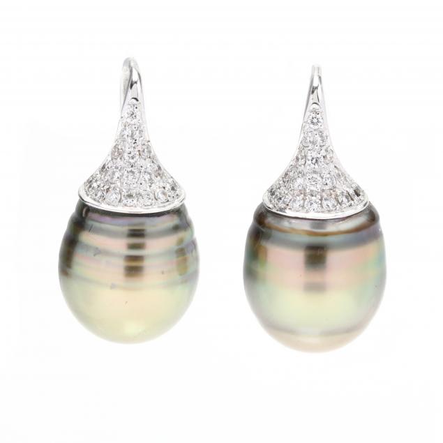 white-gold-diamond-and-tahitian-pearl-drop-earrings