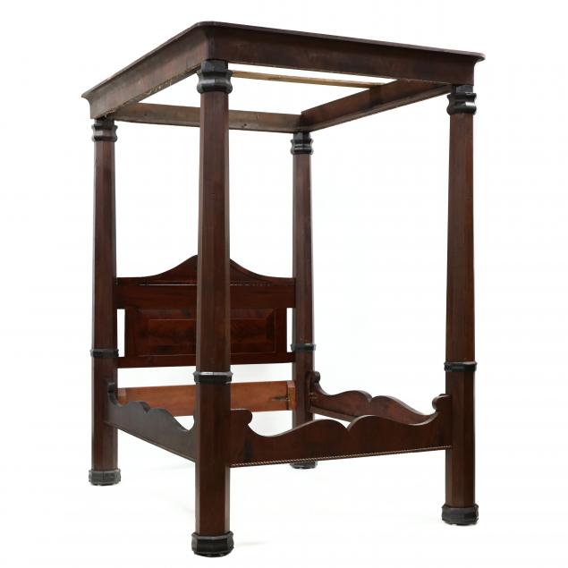 american-classical-mahogany-tall-post-tester-bed