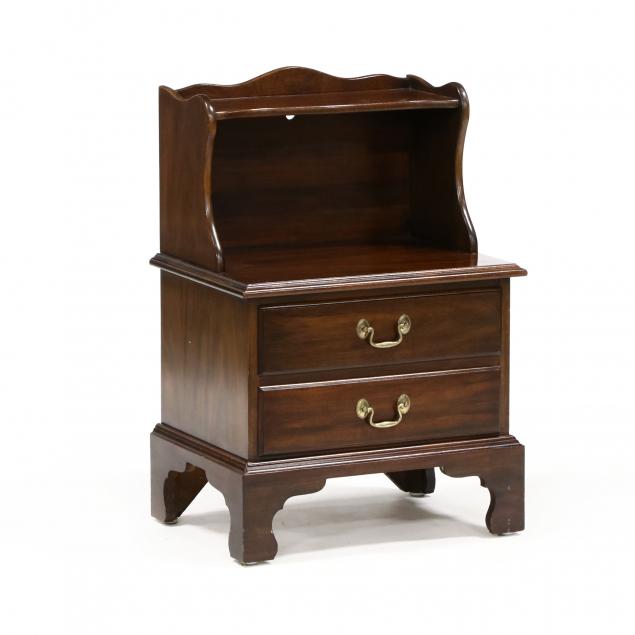 henkel-harris-chippendale-style-mahogany-bedside-stand