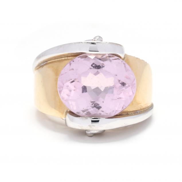 bi-color-gold-kunzite-and-diamond-ring