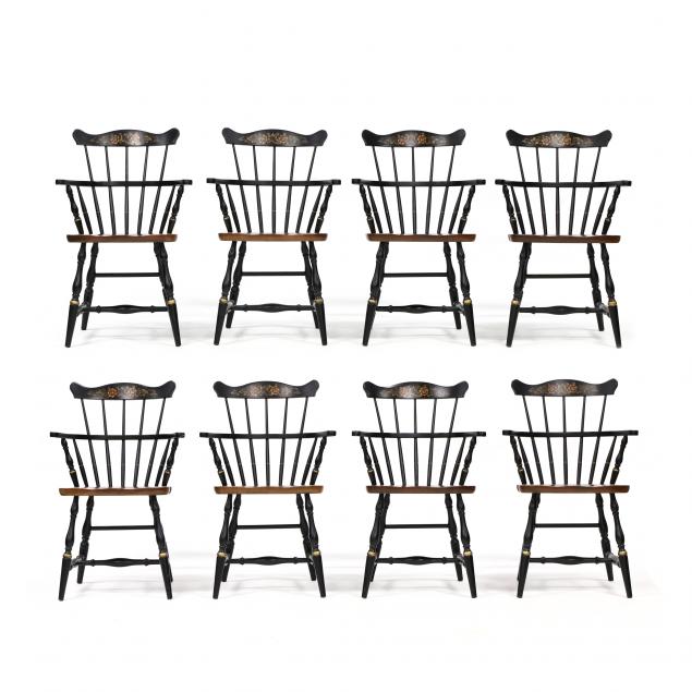 set-of-eight-hitchcock-windsor-dining-chairs