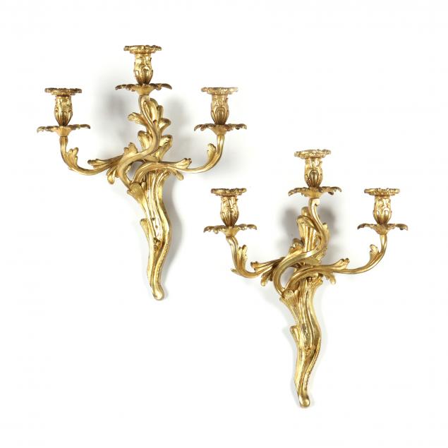 pair-of-french-gilt-bronze-wall-sconces