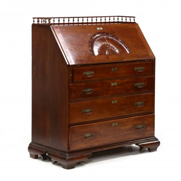 american-chippendale-cherry-slant-front-desk