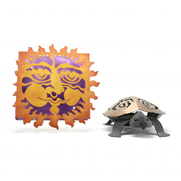 vega-metals-sun-sculpture-and-turtle-luminary