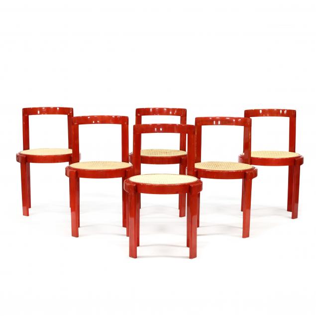 set-of-six-italian-modern-round-cane-seat-chairs