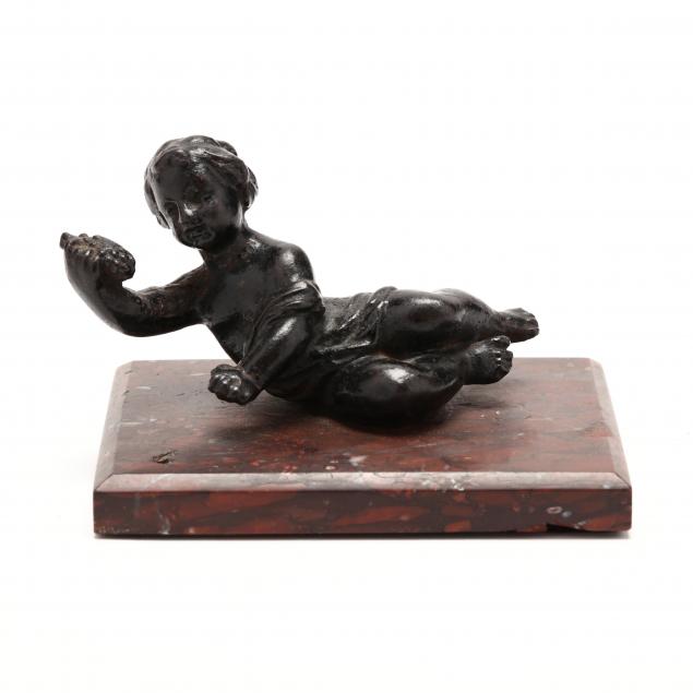 bronze-putto-table-sculpture