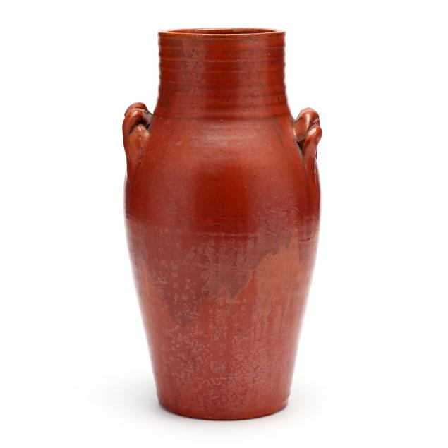tall-rope-handle-vase-attributed-waymon-cole-j-b-cole-pottery-nc
