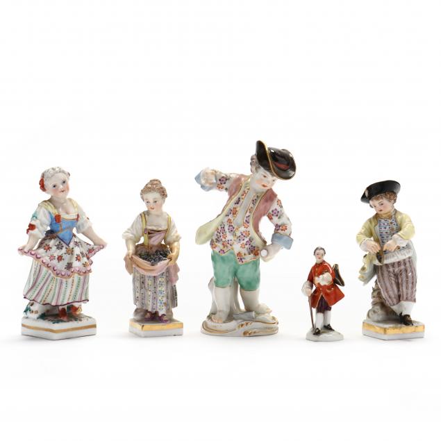 a-group-of-five-meissen-figurines