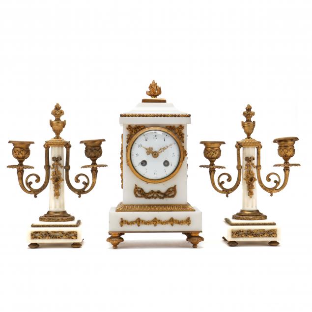 french-dore-bronze-and-marble-mantel-clock-garniture