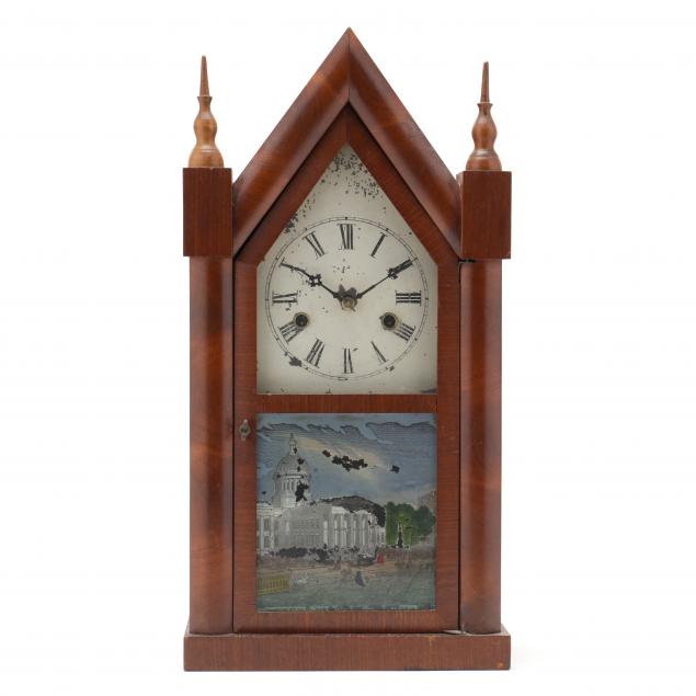 mantel-steeple-clock-showing-st-louis-court-house