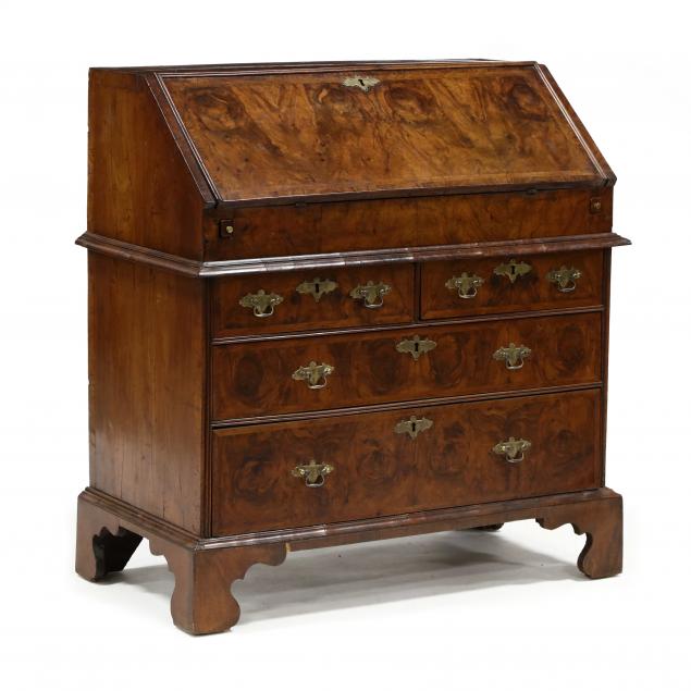 william-and-mary-burl-wood-slant-front-desk