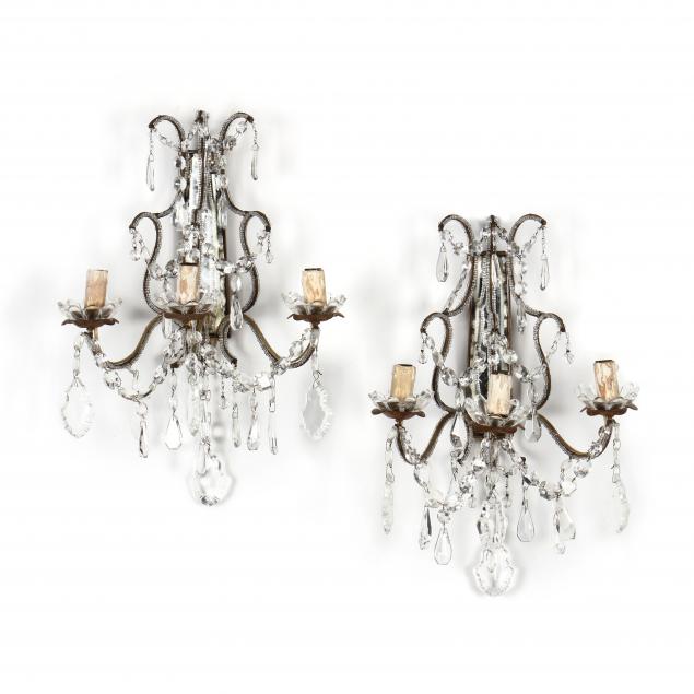 three-light-drop-prism-mirrored-wall-sconces