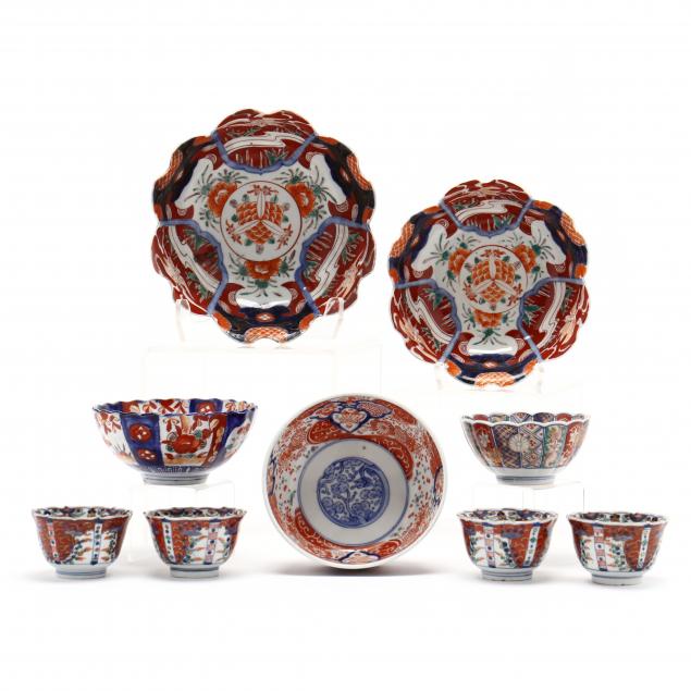 a-group-of-japanese-imari-bowls